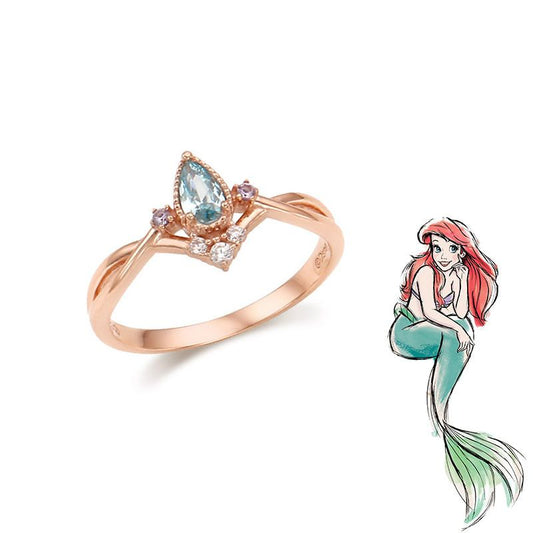 Inspired Little Mermaid Princess Ariel Ring